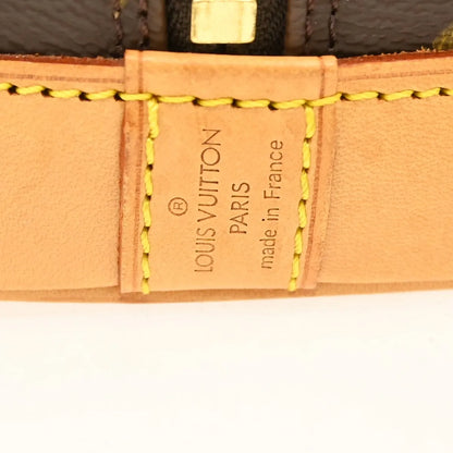 Louis Vuitton Alma Monogram, Brown, Canvas, Handbag