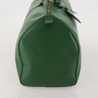 Louis Vuitton Keepall Epi Leather, Green, Leather, Travel Bag