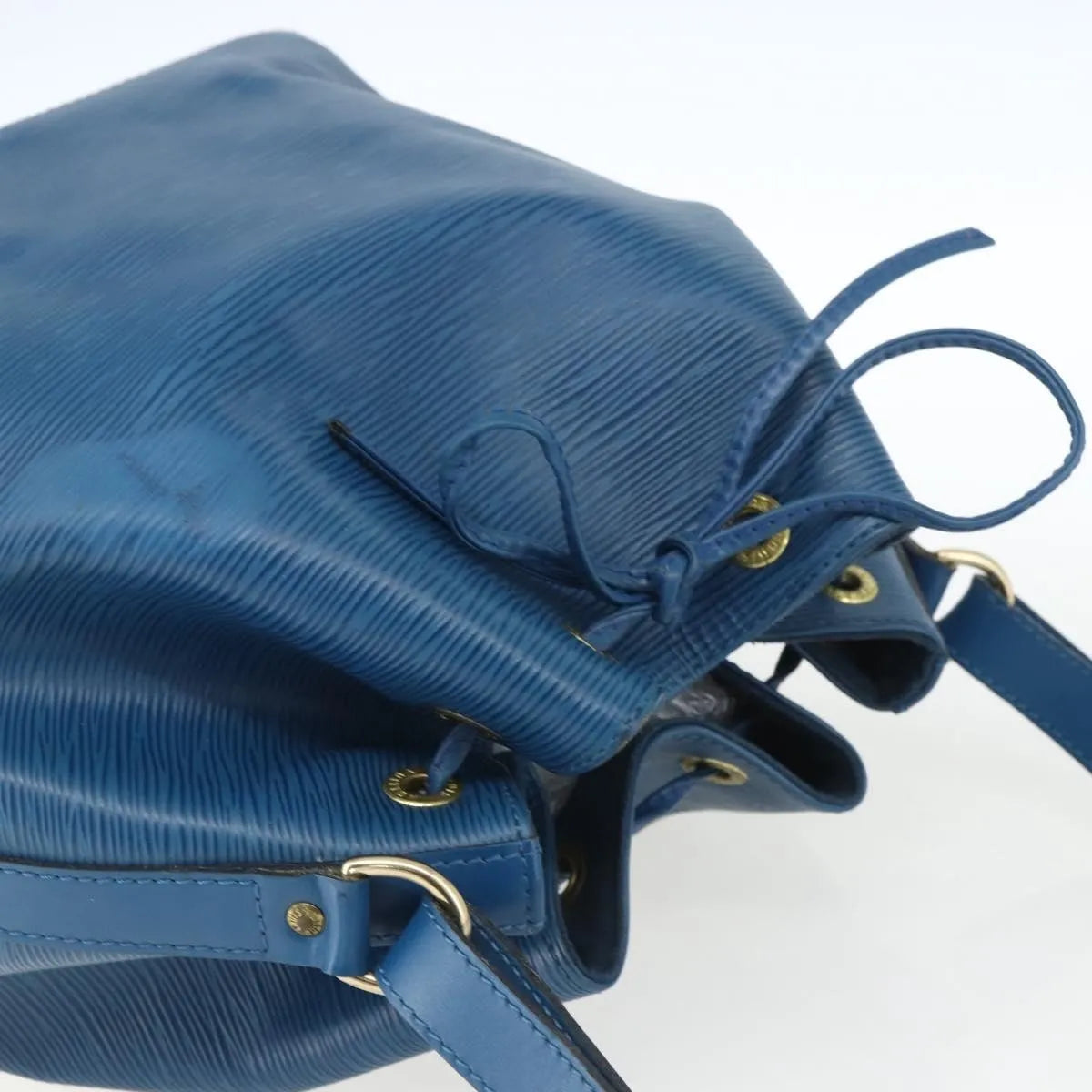 Louis Vuitton Petit Noe Epi Leather, Blue, Leather, Shoulder Bag