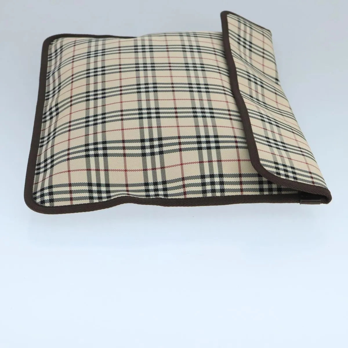 Burberry Nova check Pochette Canvas, Beige, Canvas, Clutch