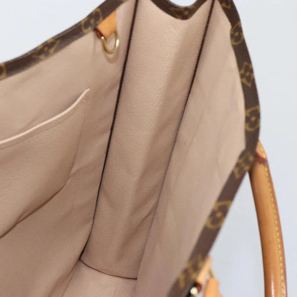 Louis Vuitton Sac Plat Monogram Canvas, Brown, Canvas, Handbag