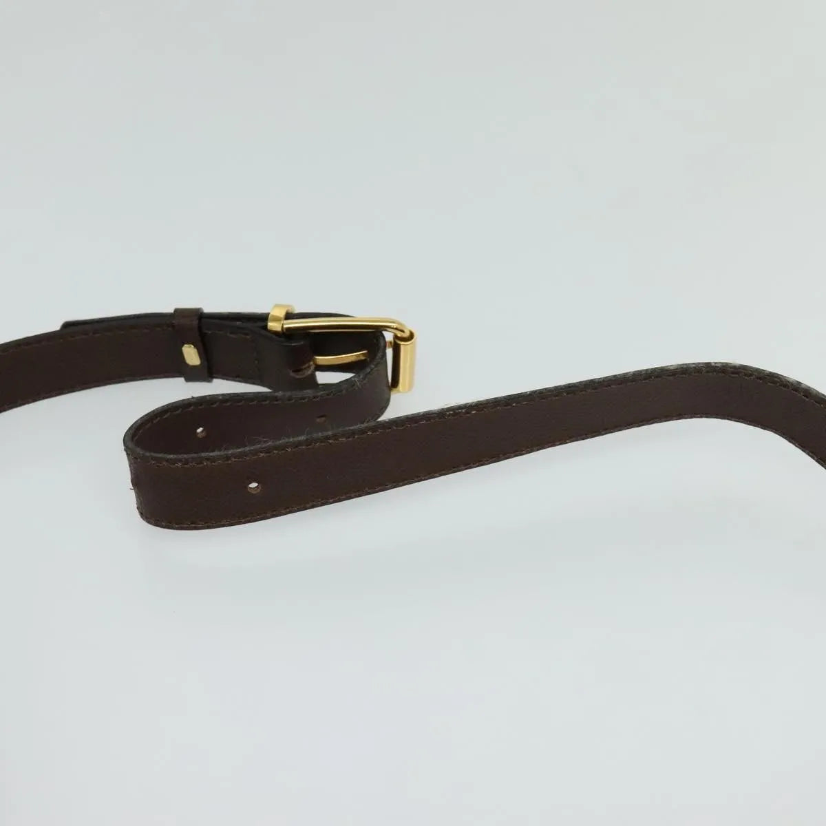 Celine Vintage Turnlock Leather, Brown, Leather, Shoulder Bag