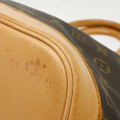 Louis Vuitton Alma Monogram, Brown, Canvas, Handbag