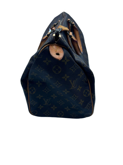 Louis Vuitton Speedy Monogram Canvas, Brown, Canvas, Handbag