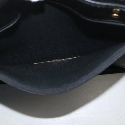 Christian Dior Vintage Honeycomb Canvas, Black, PVC, Shoulder Bag