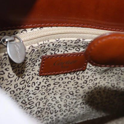Cartier Panthère Patent leather, Brown, Patent Leather, Backpack