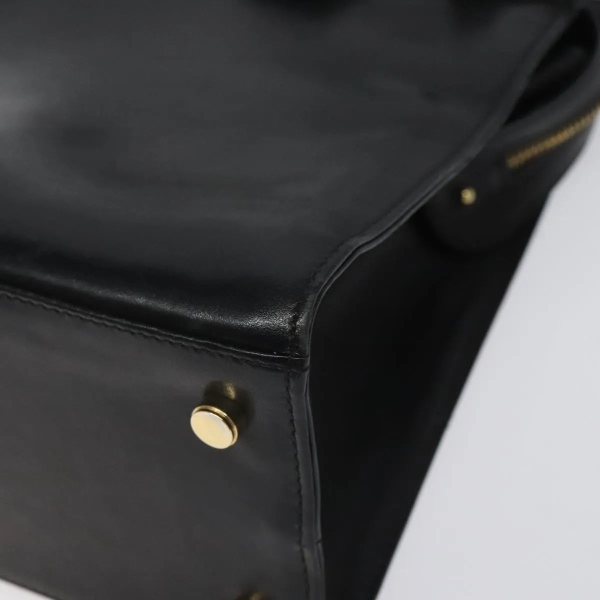Salvatore Ferragamo Vala Leather, Black, Leather, Shoulder Bag