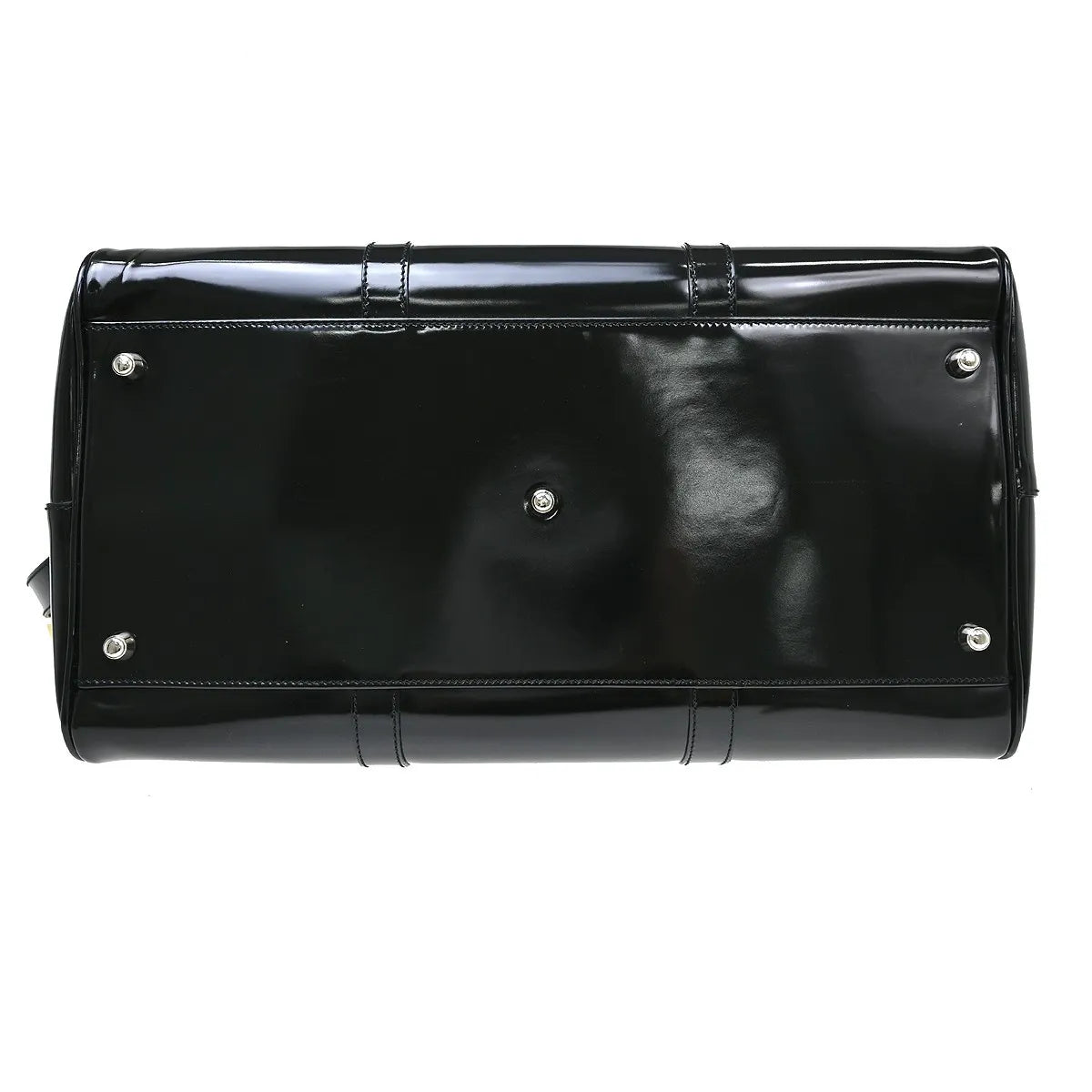 Gucci Travel GG Nylon, Black, Leather, Handbag