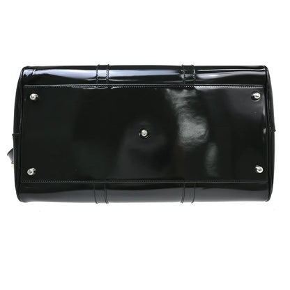 Gucci Travel GG Nylon, Black, Leather, Handbag