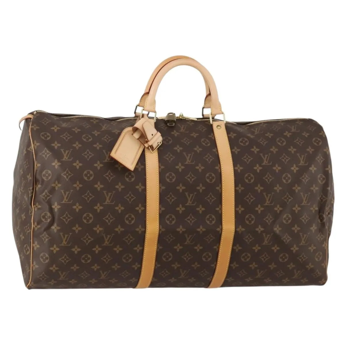 Louis Vuitton Keepall Monogram Canvas, Brown, Canvas, Travel Bag