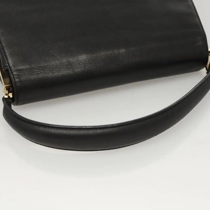 Salvatore Ferragamo Vintage Leather, Black, Leather, Handbag