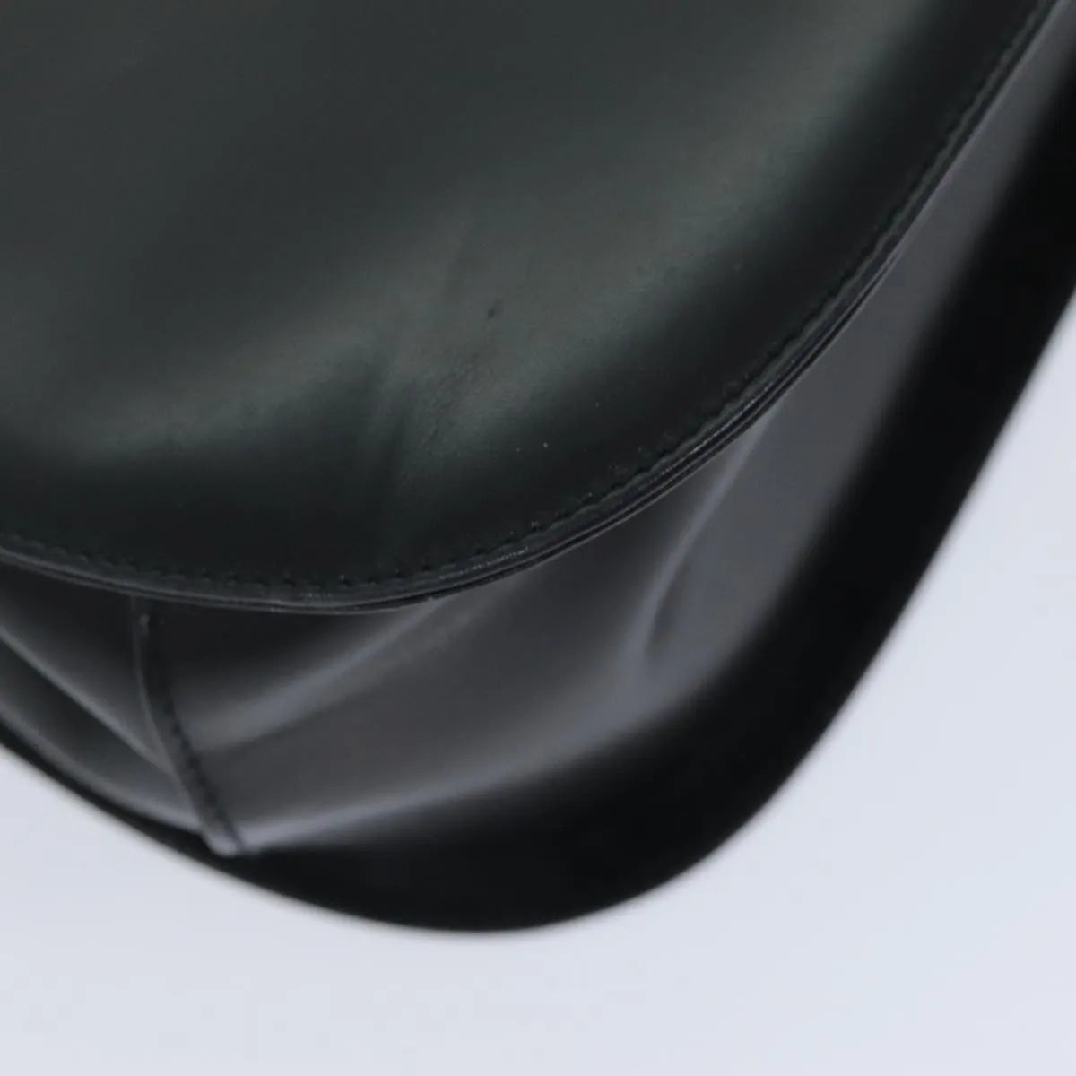 Salvatore Ferragamo Gancini Leather, Black, Leather, Handbag