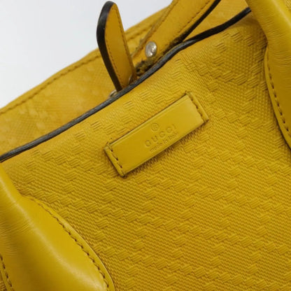 Gucci Bright Top Handle Diamante Leather, Yellow, Leather, Handbag