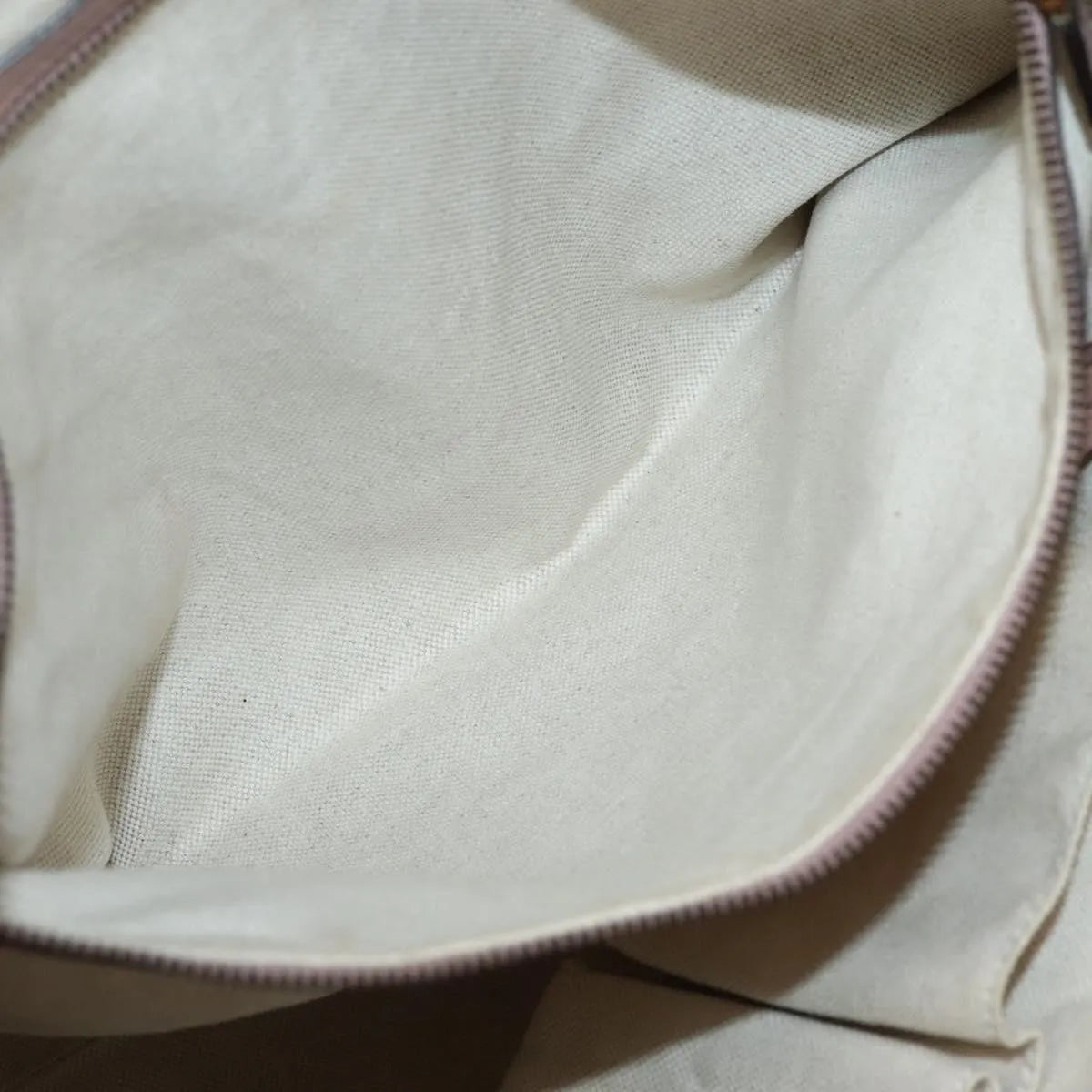 Gucci Vintage Interlocking G Canvas and Leather, Beige, Canvas, Handbag