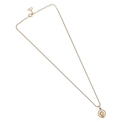 Christian Dior CD Pendant Gold-plated, Gold, Gold Plated, Necklace