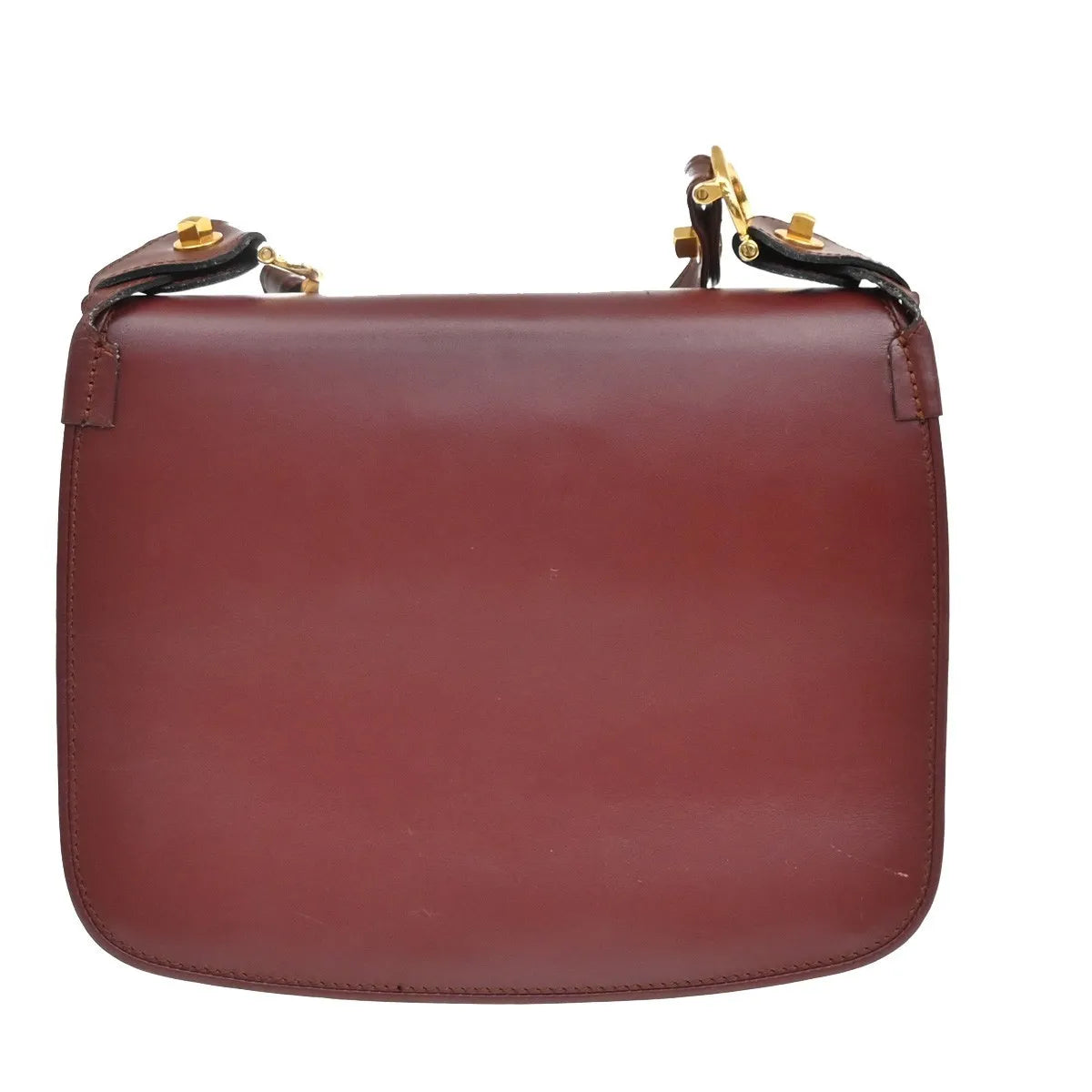 Cartier Must de Cartier Leather, Red, Leather, Shoulder Bag