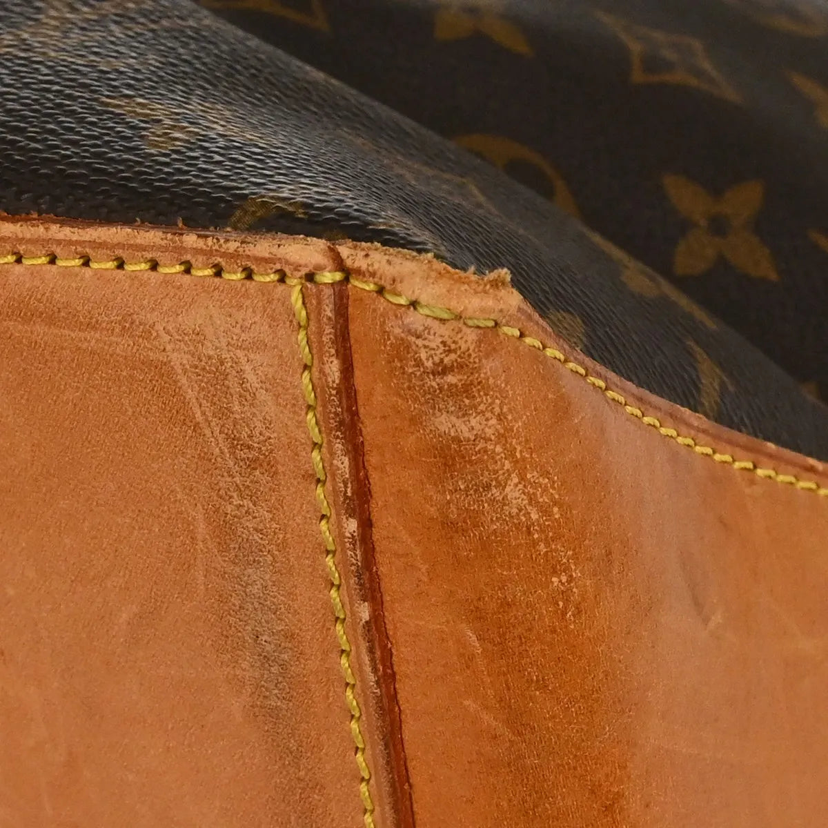 Louis Vuitton Cabas Mezzo Monogram Canvas, Brown, Canvas, Shoulder Bag