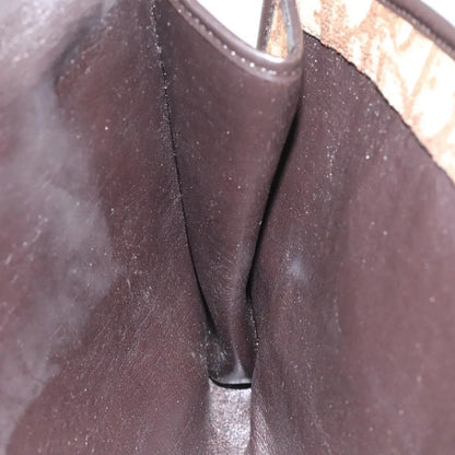 Christian Dior Vintage Trotter Flap Canvas, Brown, Canvas, Shoulder Bag