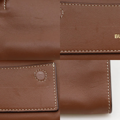 Burberry Pocket Tote Leather, Brown, Leather, Clutch