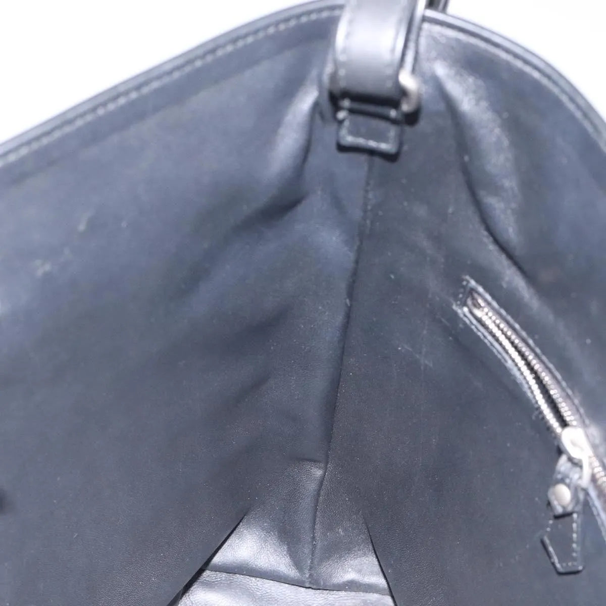 Bottega Veneta Vintage Leather, Black, Leather, Shoulder Bag