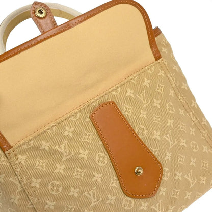 Louis Vuitton Sac Mary Kate Mini Lin, Beige, Canvas, Handbag