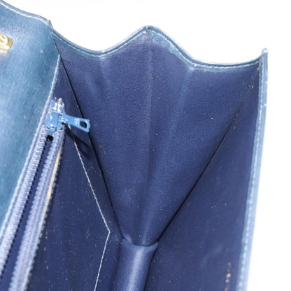 Celine Vintage Leather, Navy, Leather, Shoulder Bag