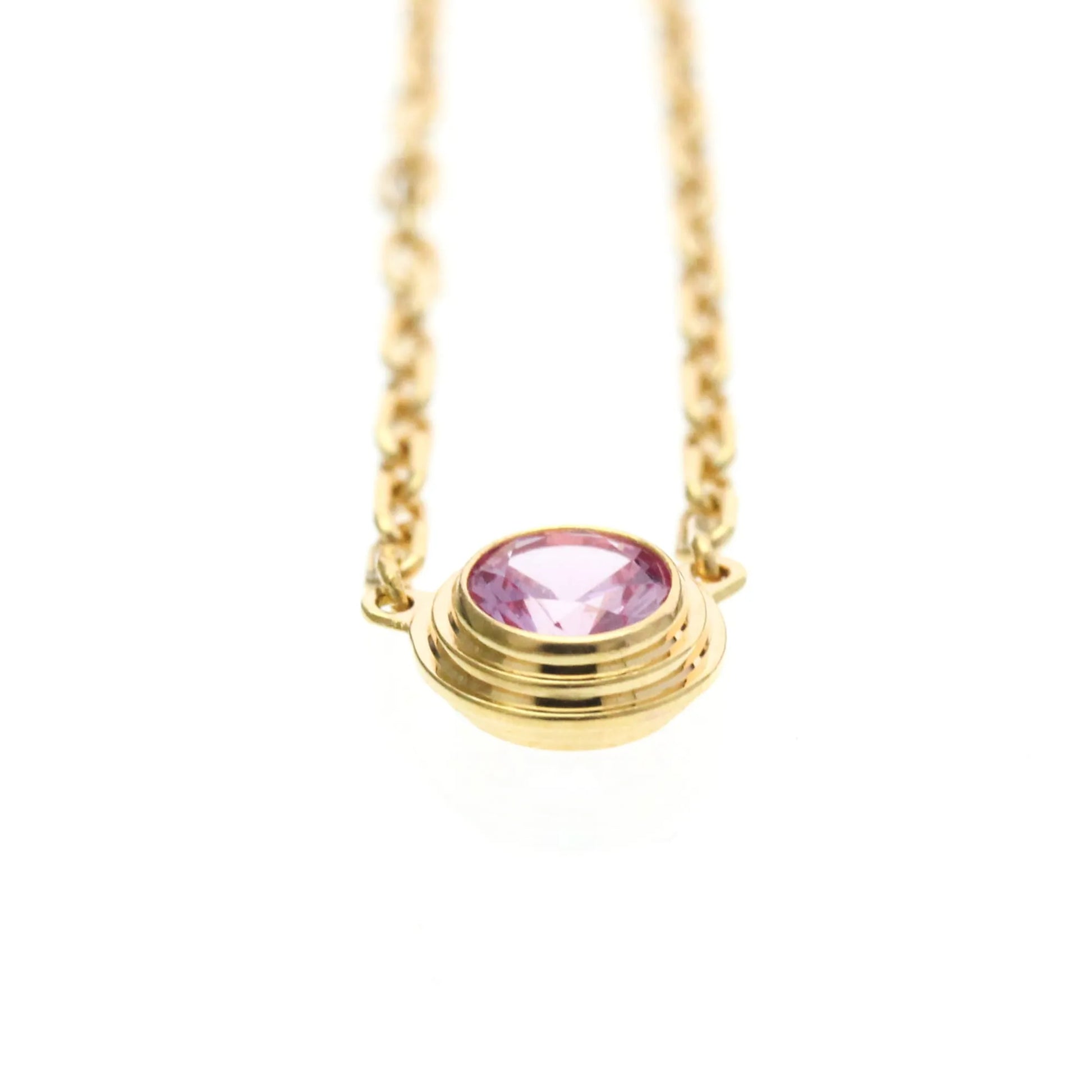 Cartier Cartier D'Amour 1 Pink Sapphire 18K Rose Gold, Gold, Pink Gold, Necklace