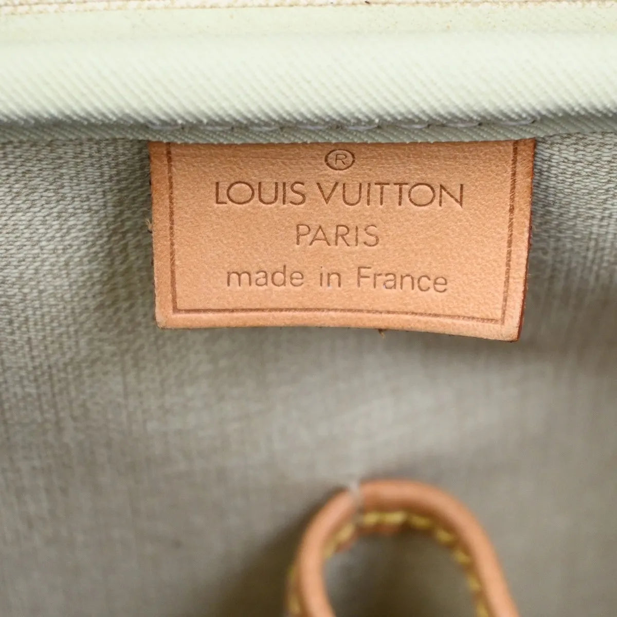 Louis Vuitton Deauville Monogram Canvas, Brown, Leather, Handbag