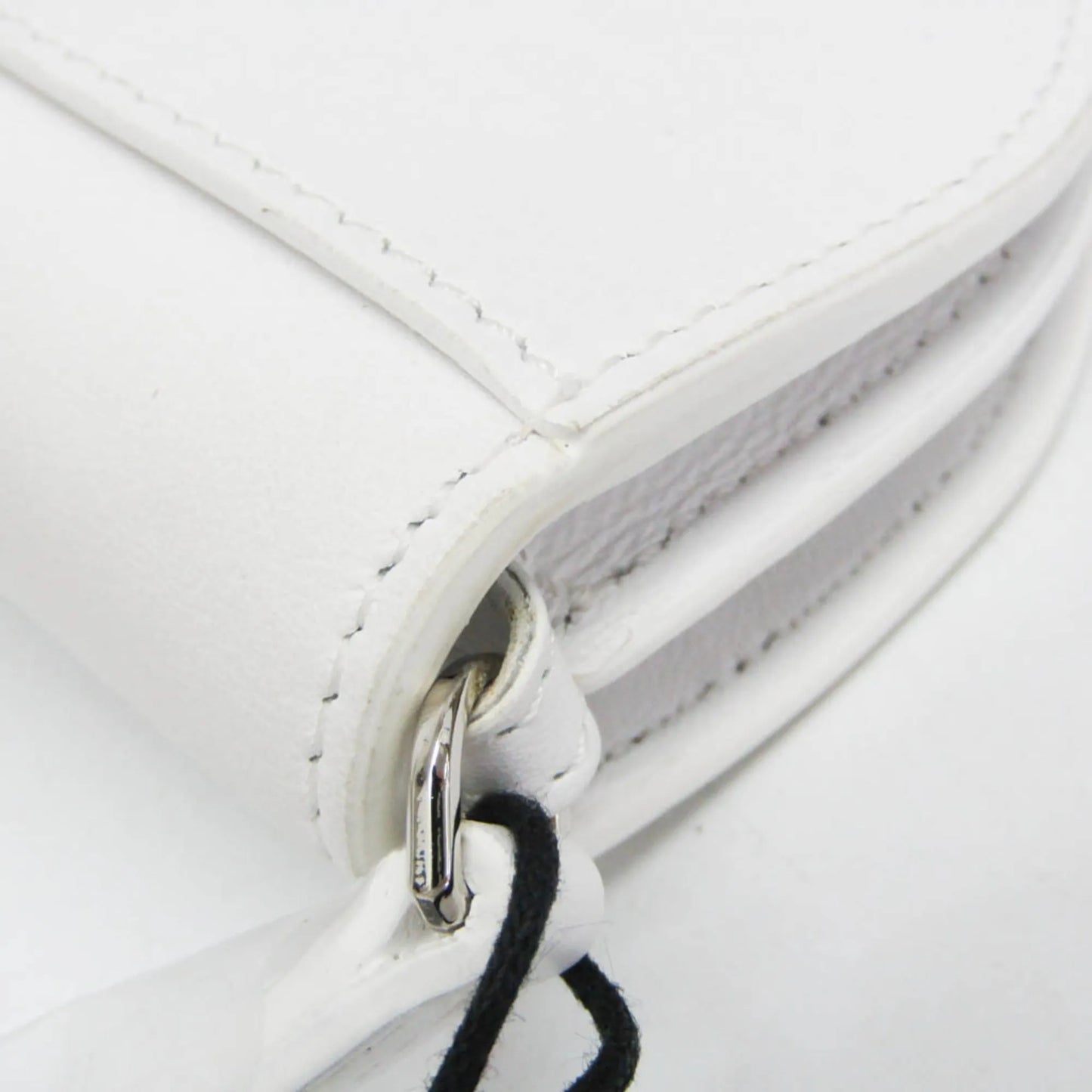 Burberry Olympia Flap Leather, White, Leather, Shoulder Bag