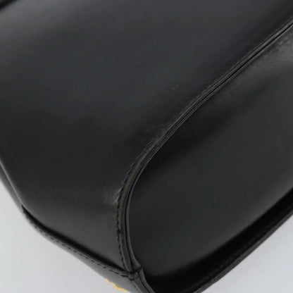 Salvatore Ferragamo Vintage Leather, Black, Leather, Handbag