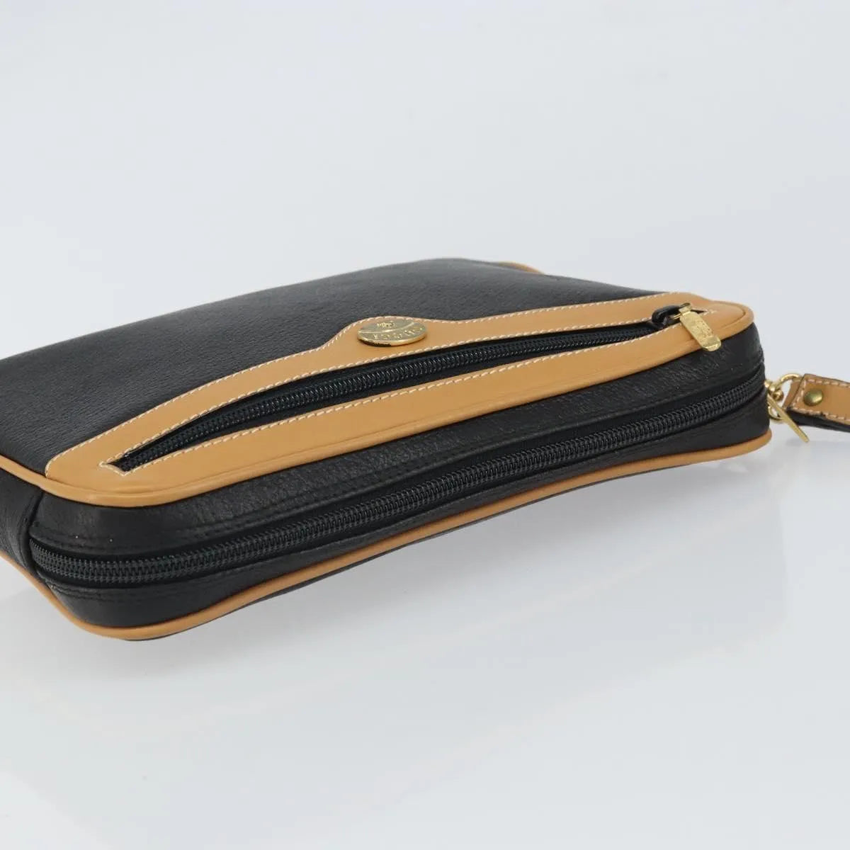 Gucci Vintage clutch Leather, Black, Leather, Clutch