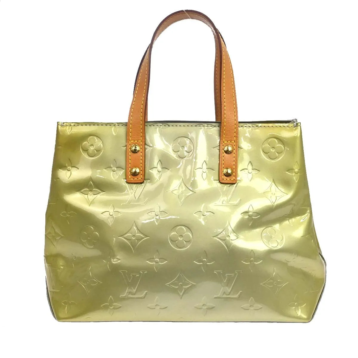 Louis Vuitton Mat Ring Agenda Cover Monogram Vernis PM, Gray, Patent Leather, Handbag