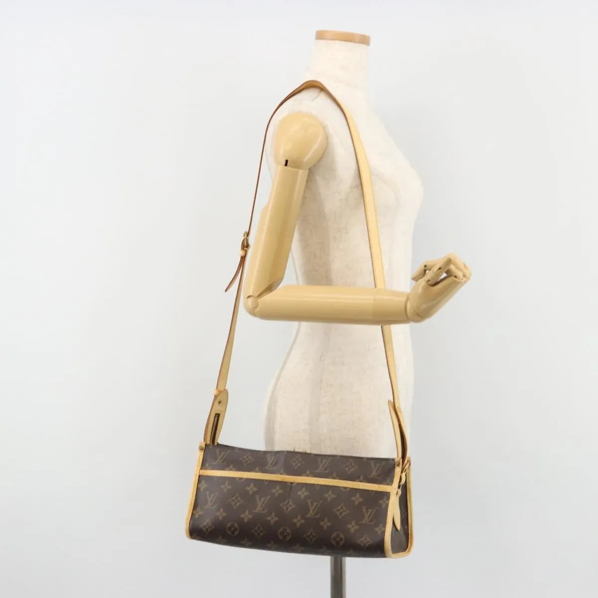 Louis Vuitton Popincourt Monogram Canvas, Brown, Canvas, Shoulder Bag