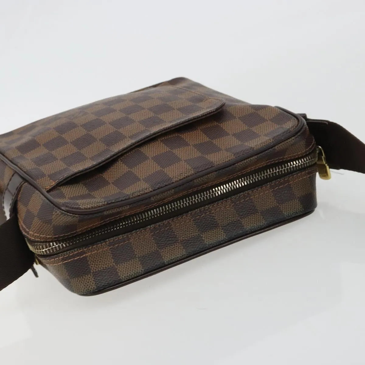 Louis Vuitton Olav Damier, Brown, Canvas, Shoulder Bag