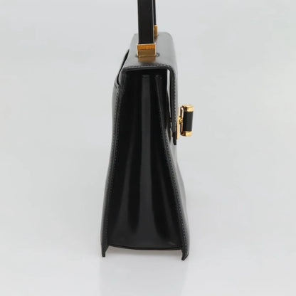 Gucci Vintage Leather, Black, Leather, Handbag