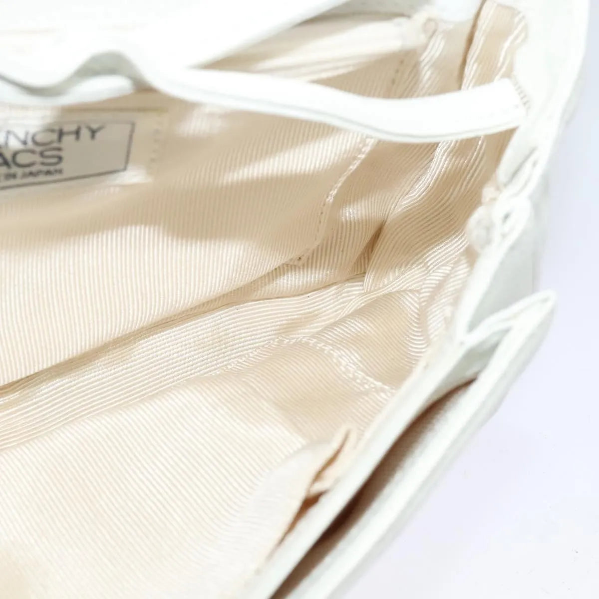 Givenchy Vintage 4G Leather, White, Leather, Shoulder Bag