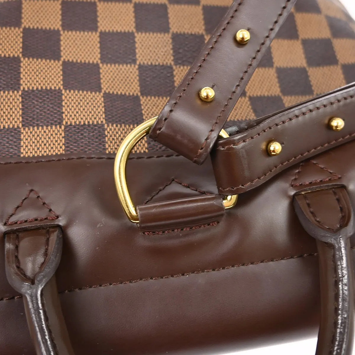 Louis Vuitton Soho Damier, Brown, Canvas, Backpack