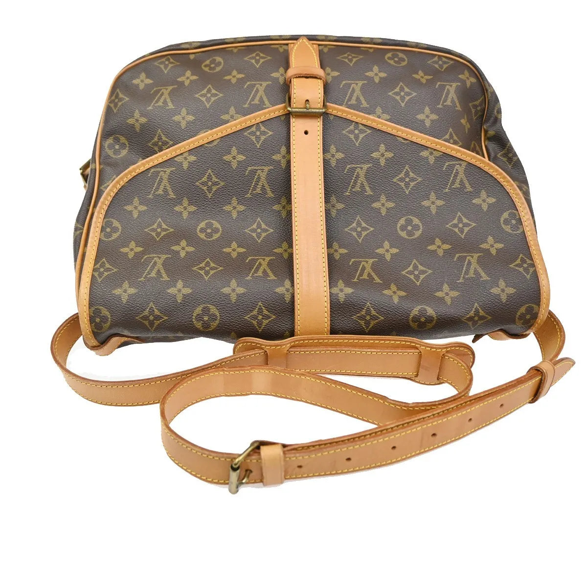 Louis Vuitton Saumur Monogram Canvas, Brown, Canvas, Shoulder Bag