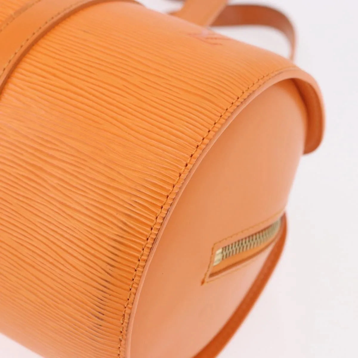 Louis Vuitton Soufflot Epi Leather, Orange, Leather, Handbag