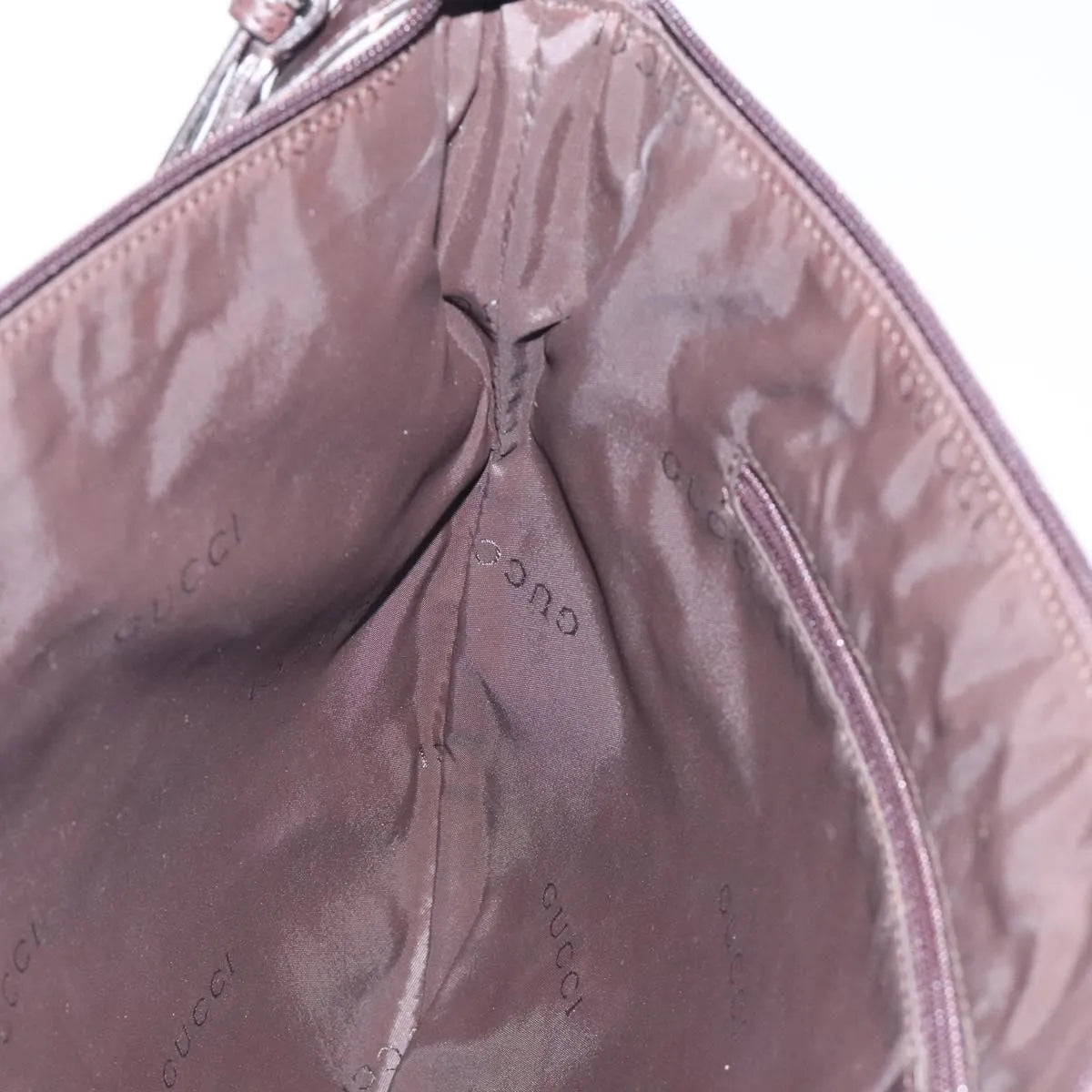 Gucci Vintage Leather, Brown, Leather, Shoulder Bag