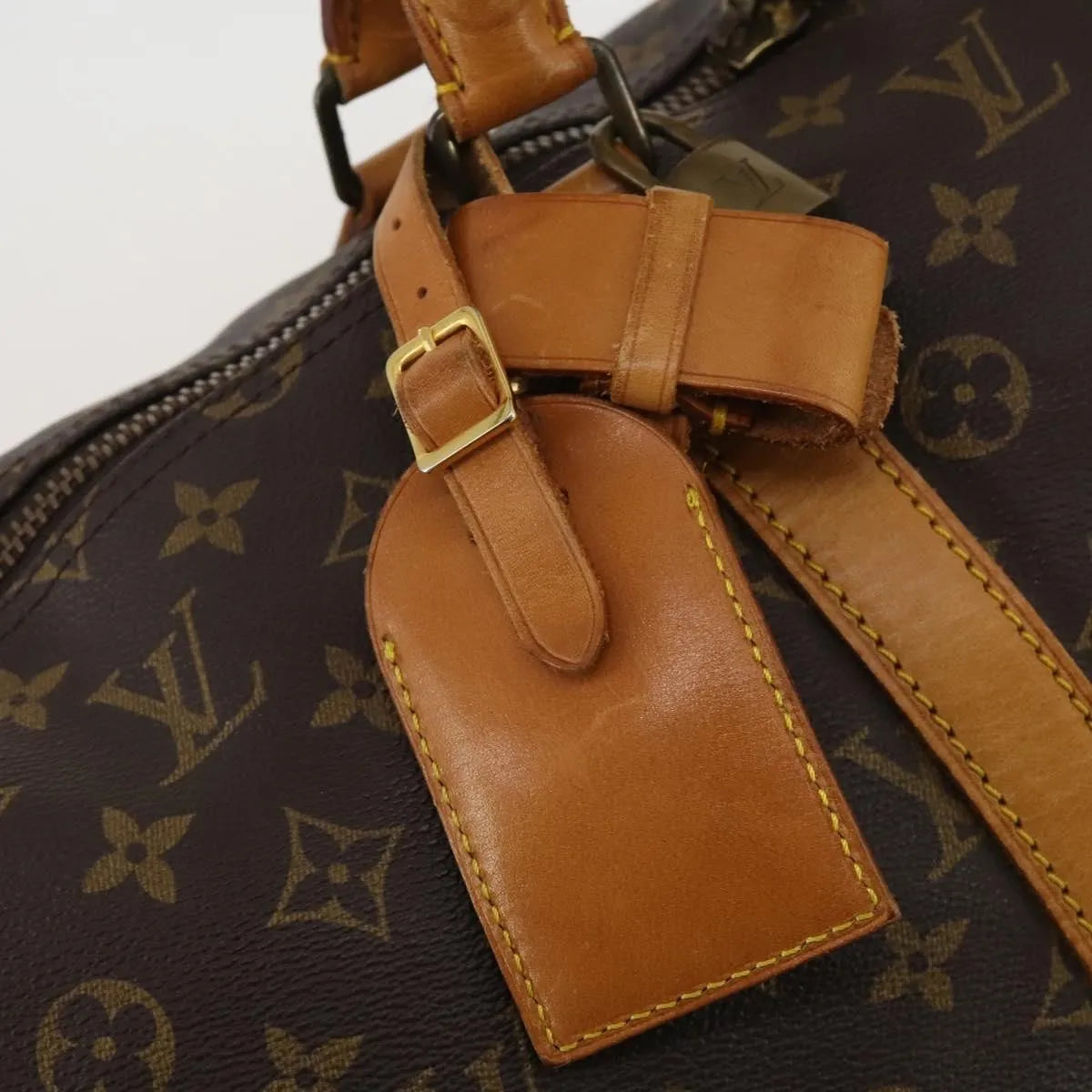 Louis Vuitton Keepall Canvas, Brown, Canvas, Travel Bag