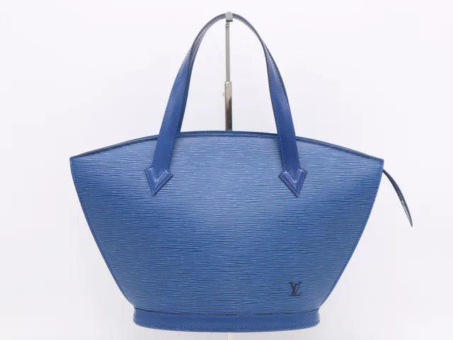 Louis Vuitton Saint Jacques Epi Leather, Blue, Leather, Handbag
