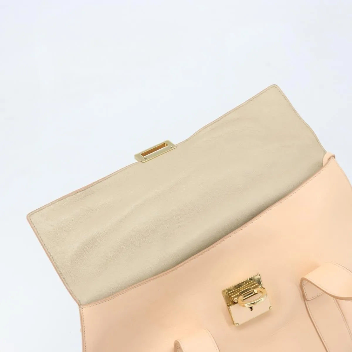 Salvatore Ferragamo Sookie Satchel Leather, Pink, Leather, Handbag