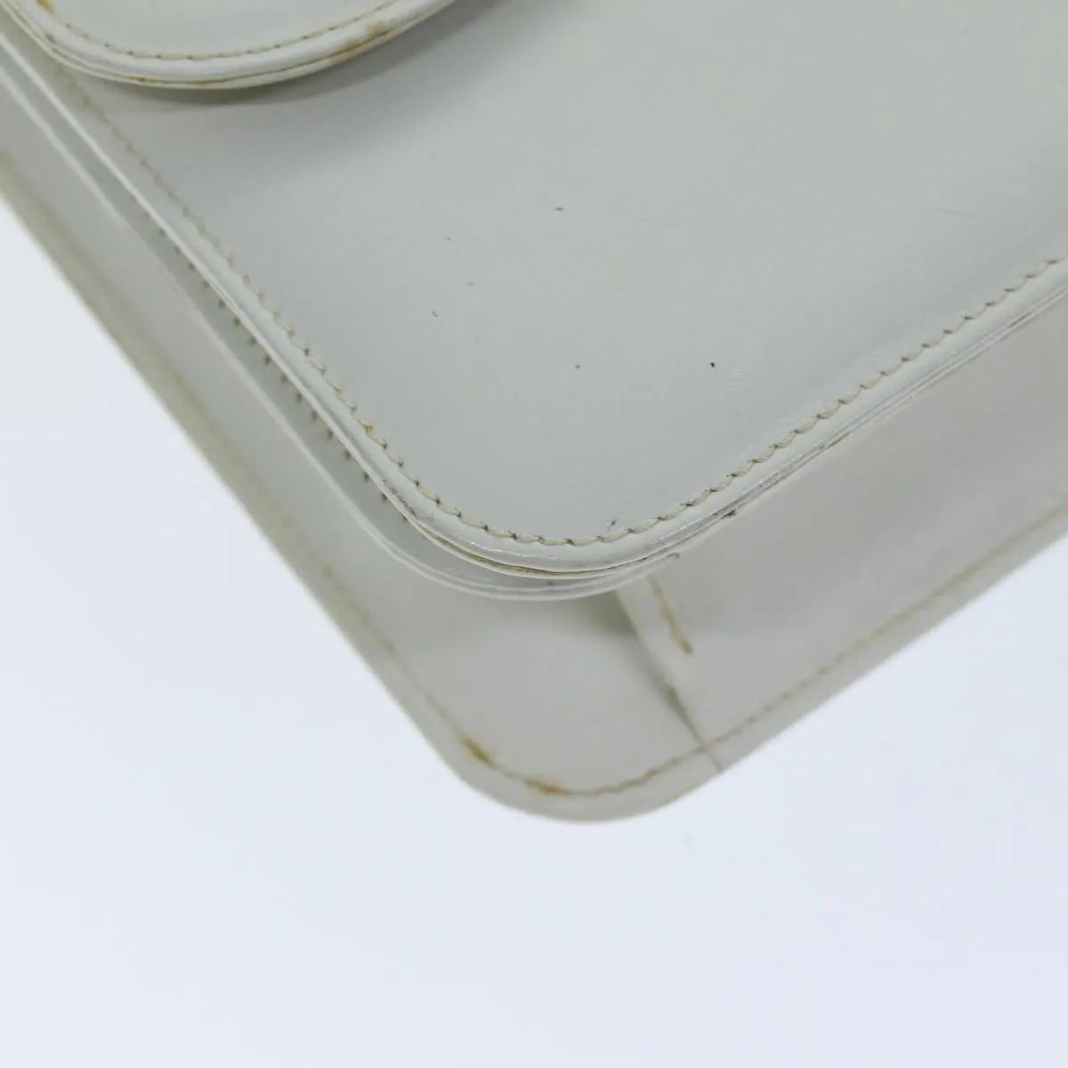 Gucci Sylvie 1969 Top Handle Leather, White, Leather, Handbag