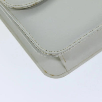 Gucci Sylvie 1969 Top Handle Leather, White, Leather, Handbag