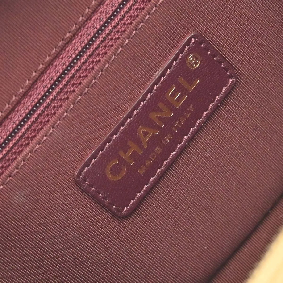 Chanel Coco Boy Camera Quilted Leather, Gold, Leather, Shoulder Bag