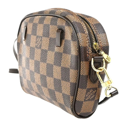 Louis Vuitton Ipanema Pochette Damier, Brown, Canvas, Clutch