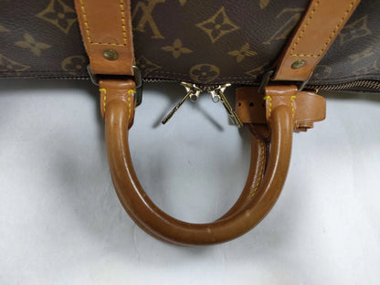 Louis Vuitton Keepall Monogram Canvas, Brown, Canvas, Travel Bag