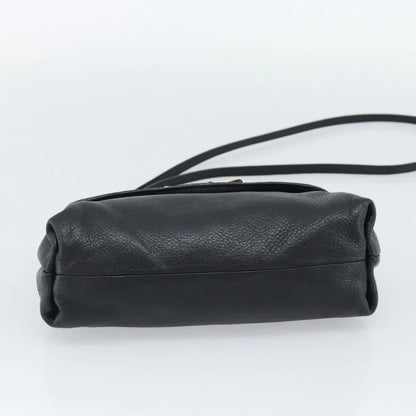 Chloe Lily Leather, Black, Leather, Shoulder Bag