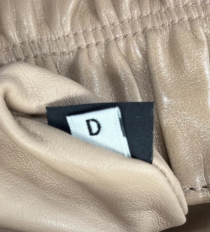 Prada Turnlock Nappa Gaufre, Beige, Leather, Shoulder Bag